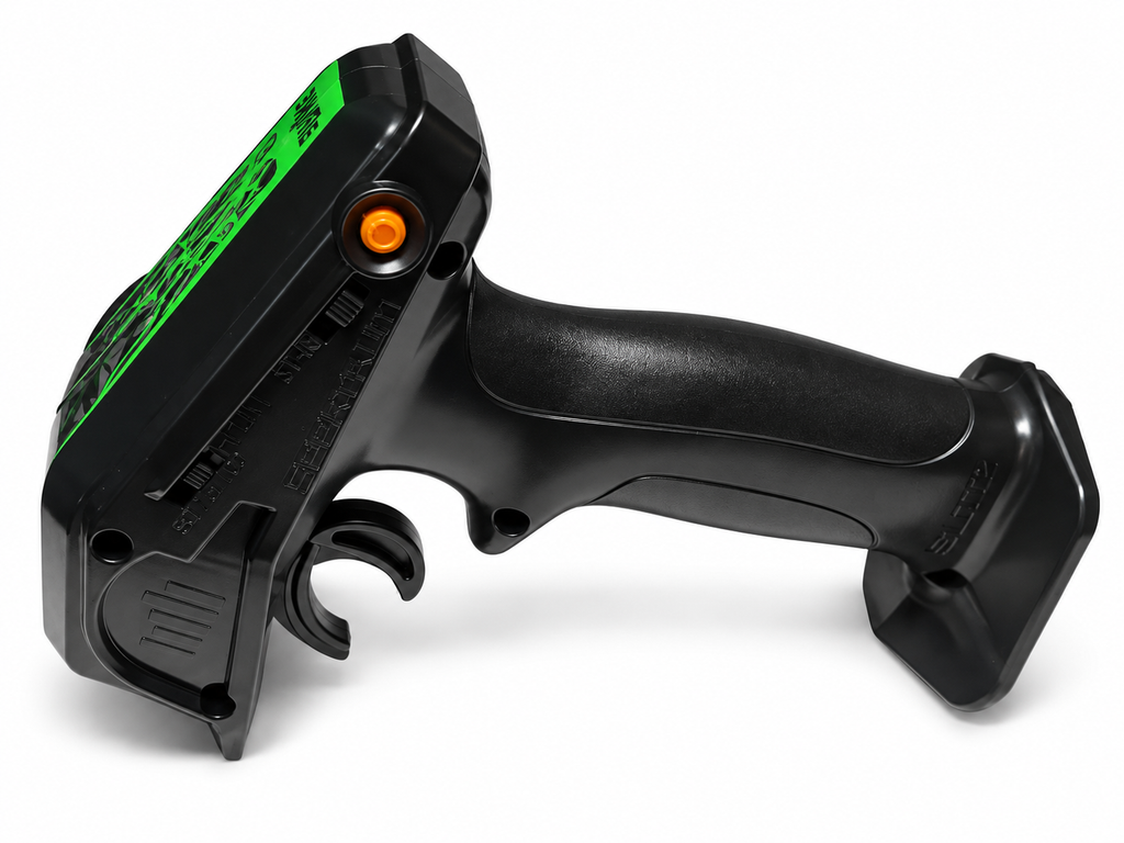 Quake 223S green Spektrum SLT2 transmitter view 3