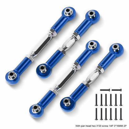 RCAWD ARRMA 3S AR330446 turnbuckle link set navy blue