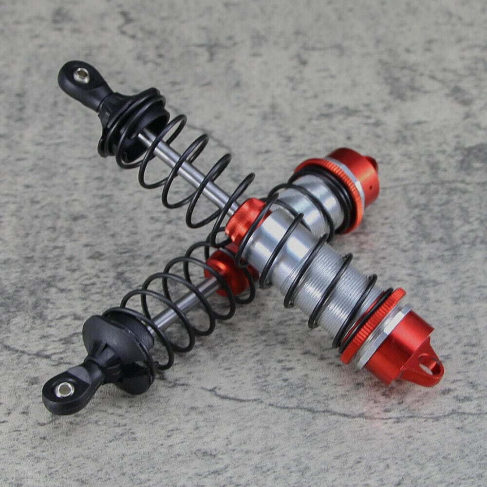 RCAWD ARRMA 6S front shocks ARA330623 red