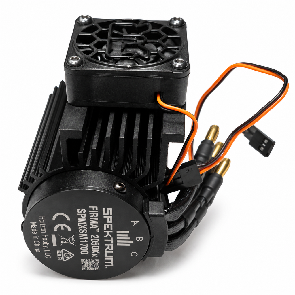 Spektrum Firma 2050Kv motor with heatsink and cooling fan
