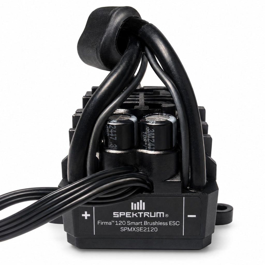 Spektrum Firma 120A Smart Brushless ESC SPMXSE2120 label