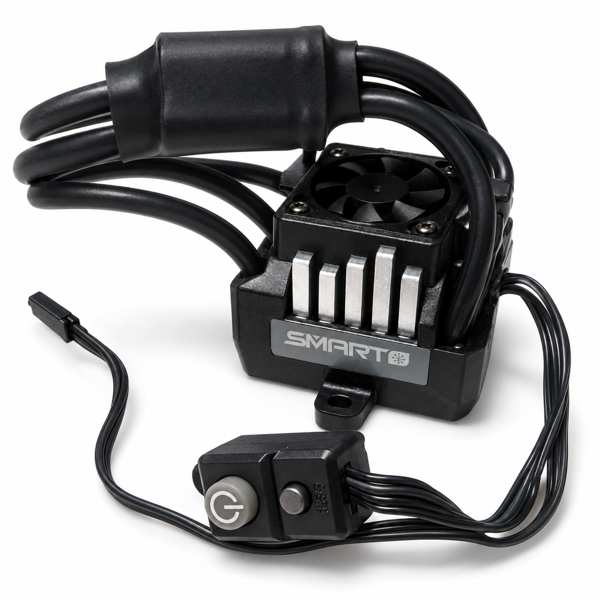 Spektrum Firma 120A ESC and power switch detail