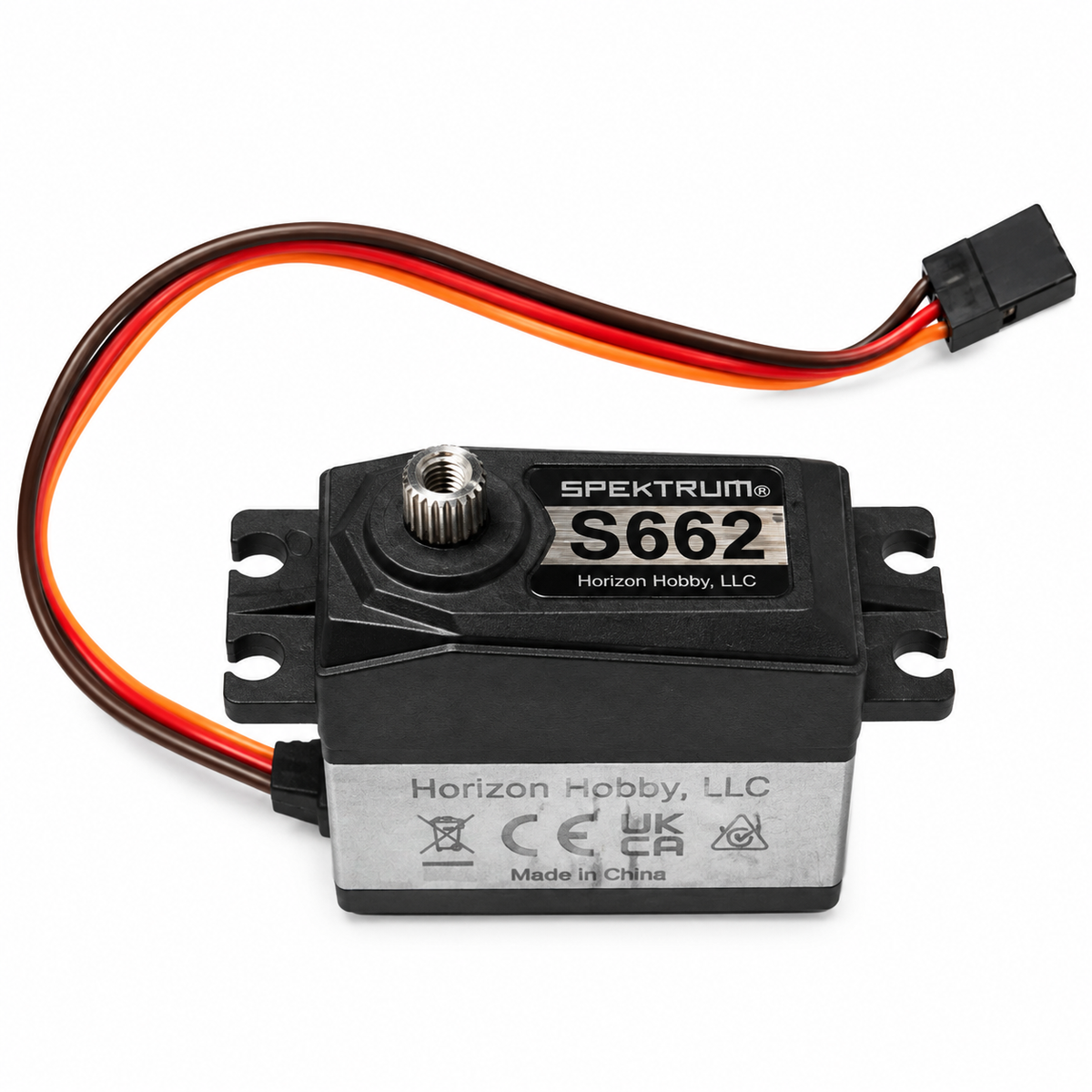 Spektrum S662 25T 18kg steel gear servo clean product photo
