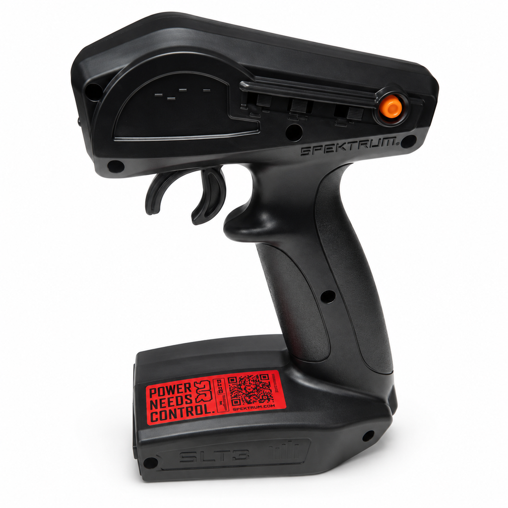 Spektrum SLT3 transmitter with orange DSC button for ARRMA Typhon 223S