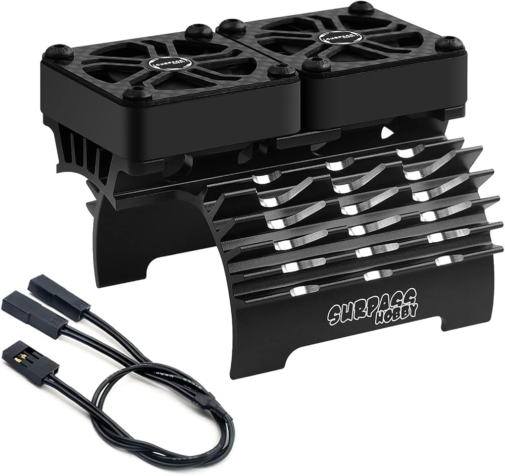 Surpass alloy heatsink and twin cooling fan C32806BLACK