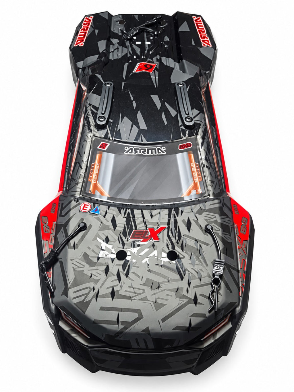 ARRMA Talion 6S EXB V6 body shell top view