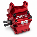 ARRMA Talion 6S EXB GP4 front or rear differential with red aluminum gearbox