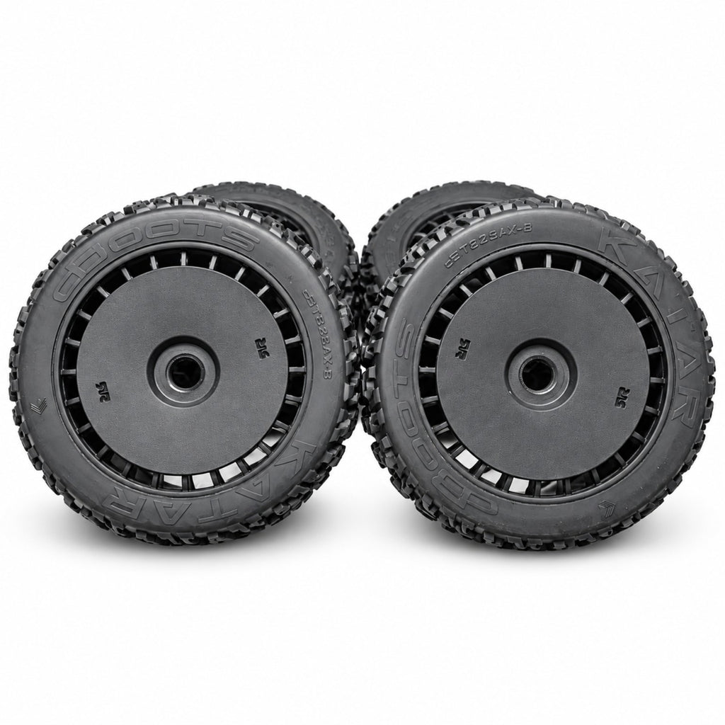 ARRMA Talion 6S EXB dBoots KATAR T belted tires and wheels set of 4