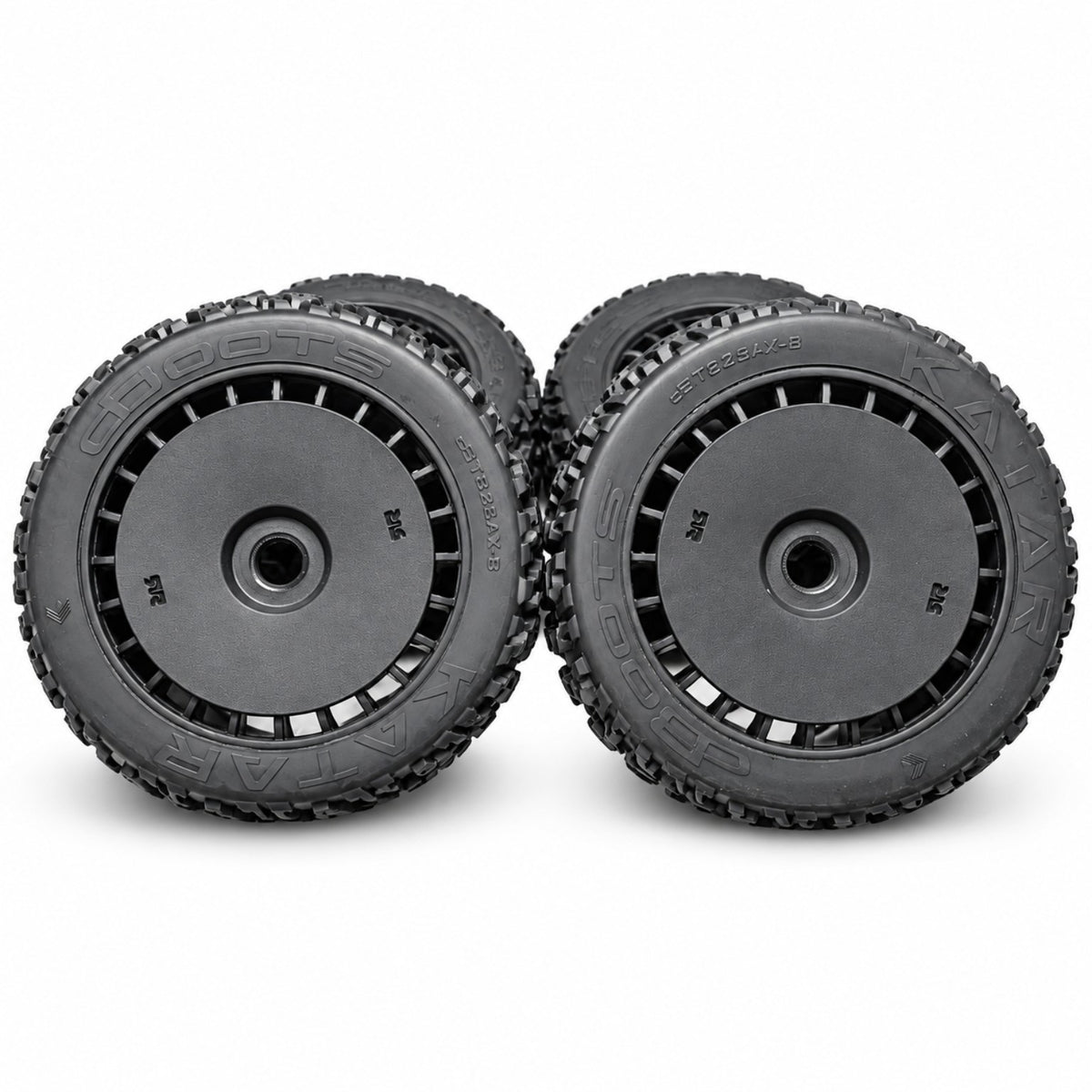 ARRMA Talion 6S EXB dBoots KATAR T belted tires and wheels set of 4