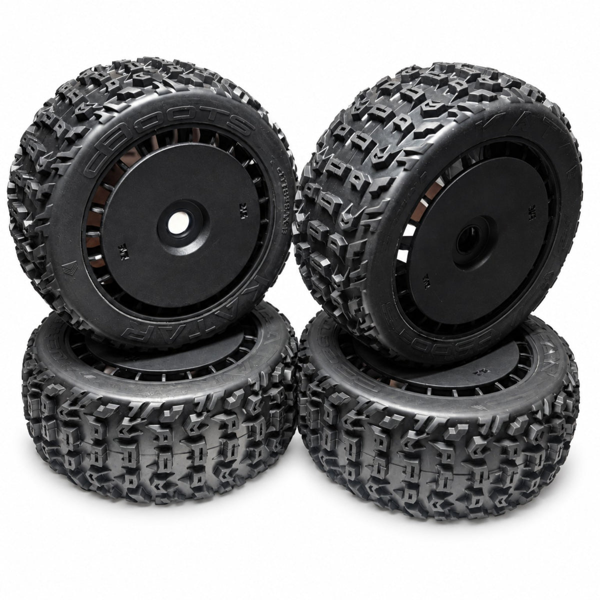 ARRMA Talion 6S EXB dBoots KATAR T belted tires and wheels set of 4