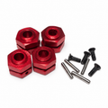 ARRMA Typhon 223S red 17mm wheel hex set with pins and screws