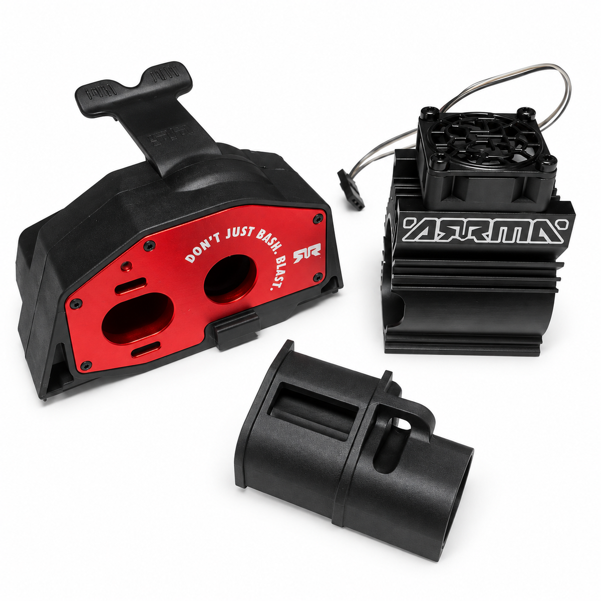 ARRMA Typhon 223S electronics mounting and cooling parts set