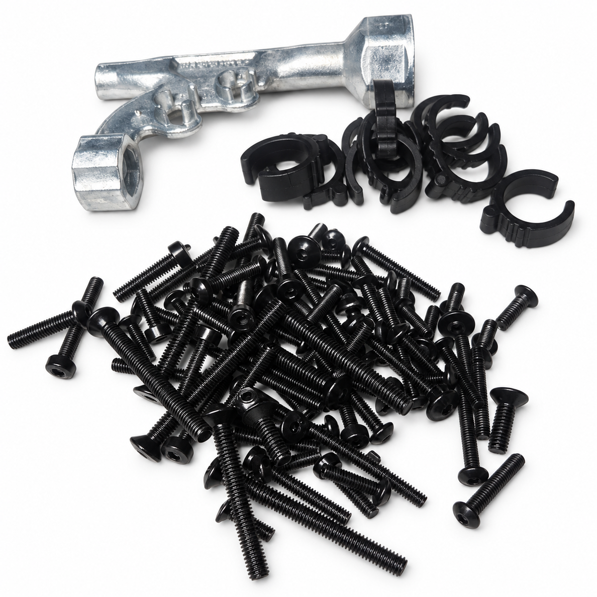 ARRMA Typhon 223S screws clips and wrench detail