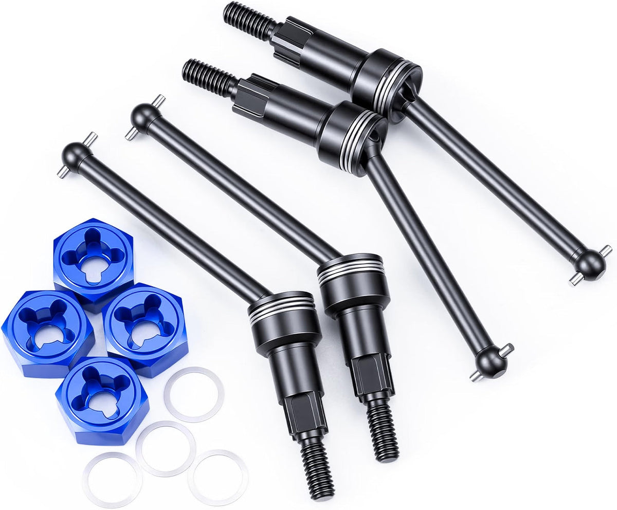 PowerHobby PHB7851Blue steel front and rear CVD driveshaft set